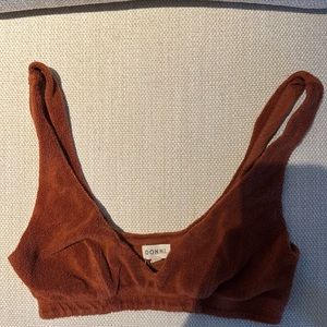 DONNI terry cloth bralette